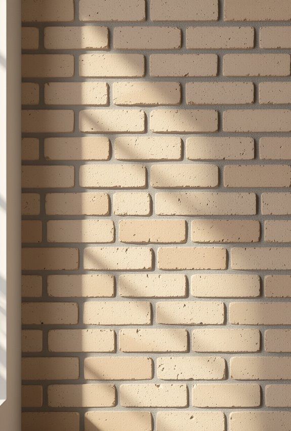 raked mortar rustic brickwork