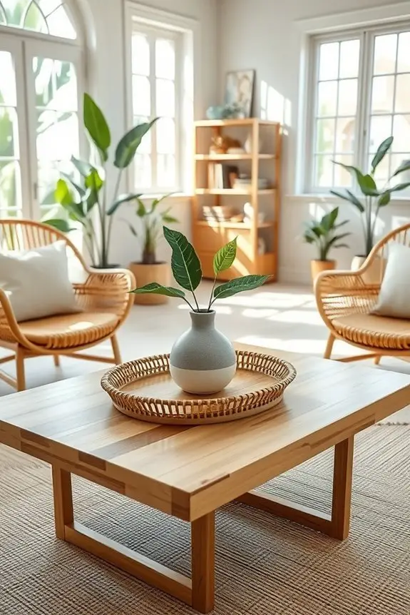 rattan and bamboo harmony
