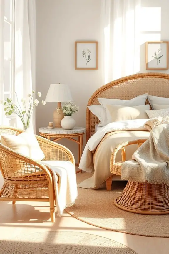rattan and wicker charm