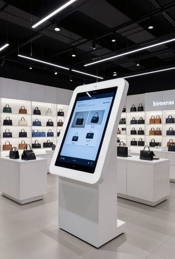 real time touchscreen backstock catalog