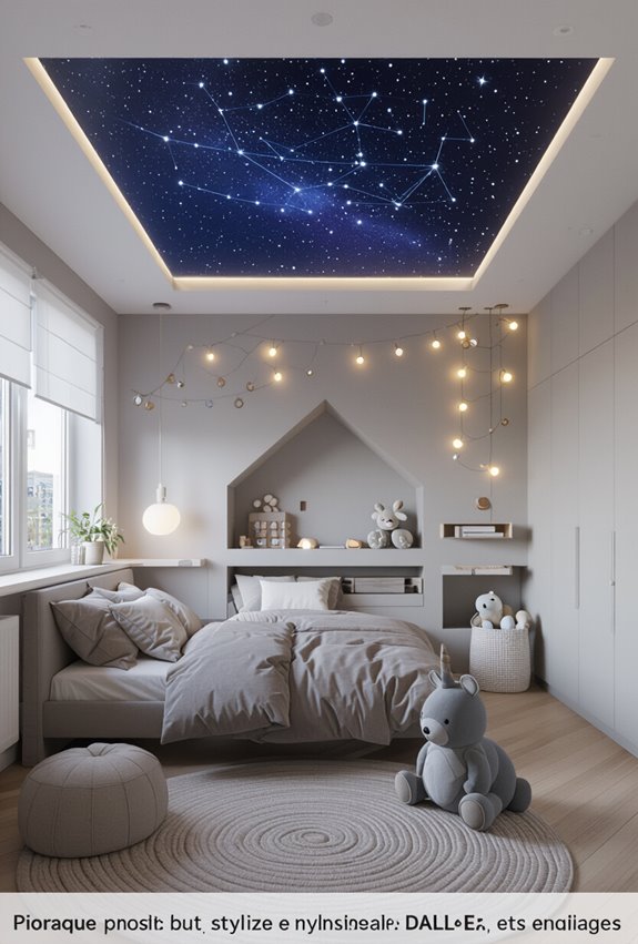 realistic fiber optic constellation ceiling