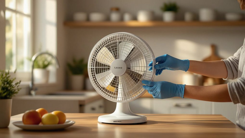 reassemble and test fan