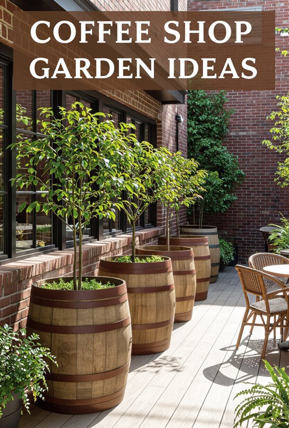 reclaimed barrels for dwarf trees