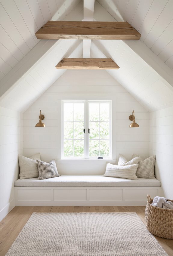 reclaimed beam cozy cabin ambiance