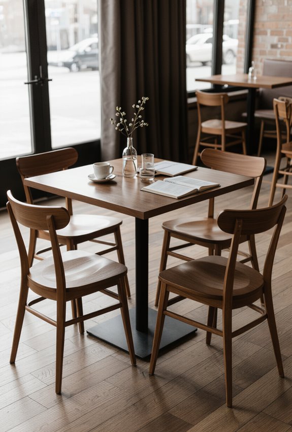 reclaimed live edge wooden tables