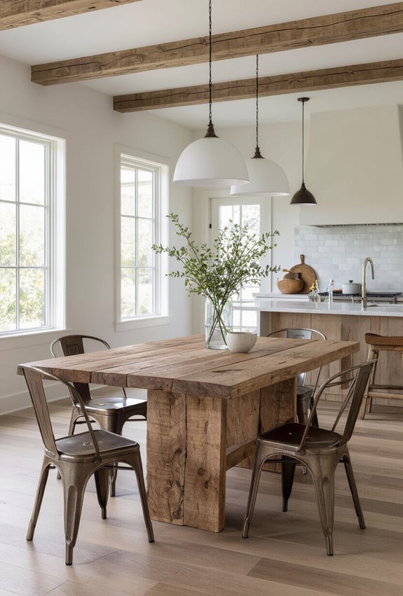 reclaimed materials for character