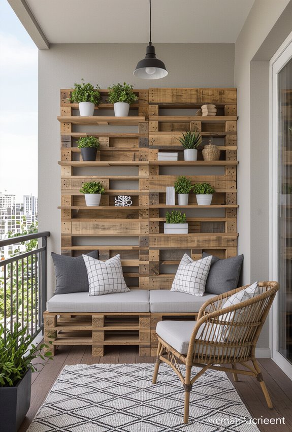 reclaimed pallet compact storage