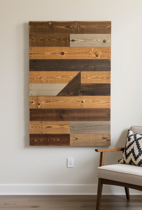reclaimed pallet rustic wallart