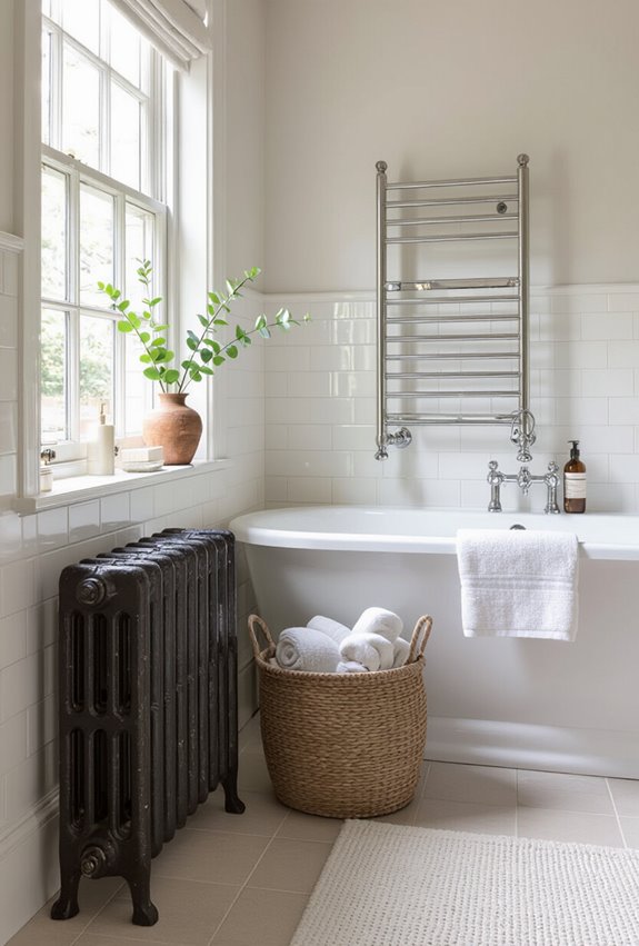 reclaimed radiators and rails