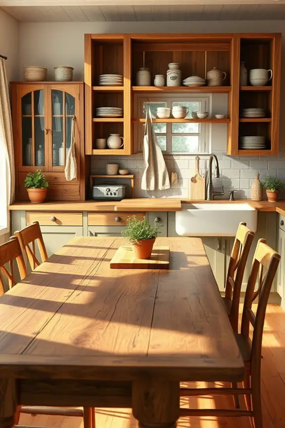 reclaimed wood adds warmth