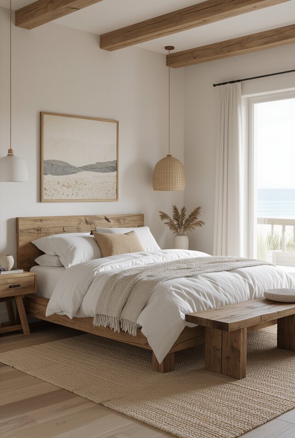 reclaimed wood adds warmth