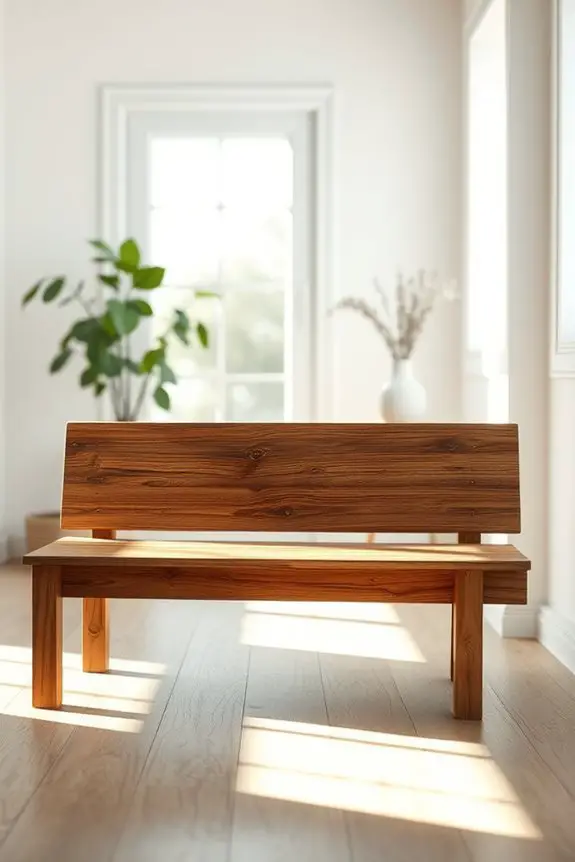 reclaimed wood bench diy