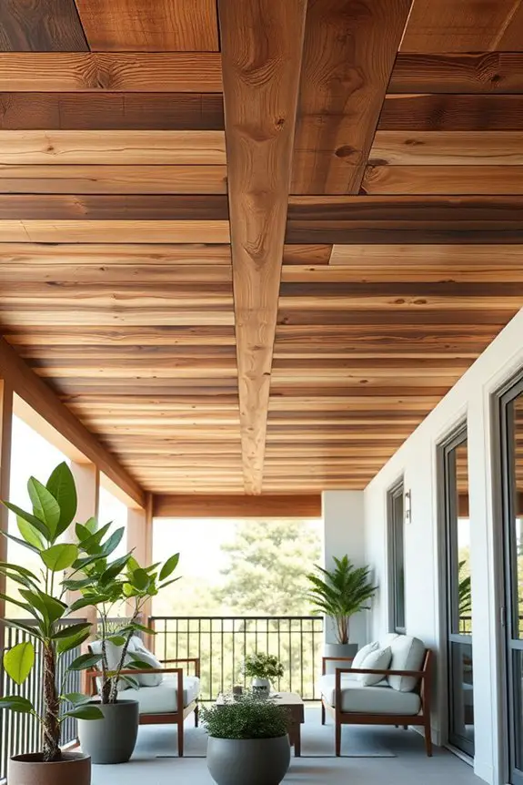 reclaimed wood ceiling charm