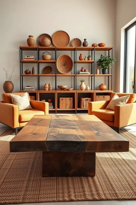 reclaimed wood decor elements