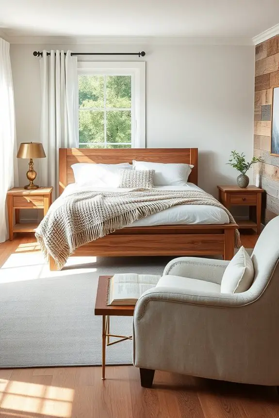 reclaimed wood enhances warmth
