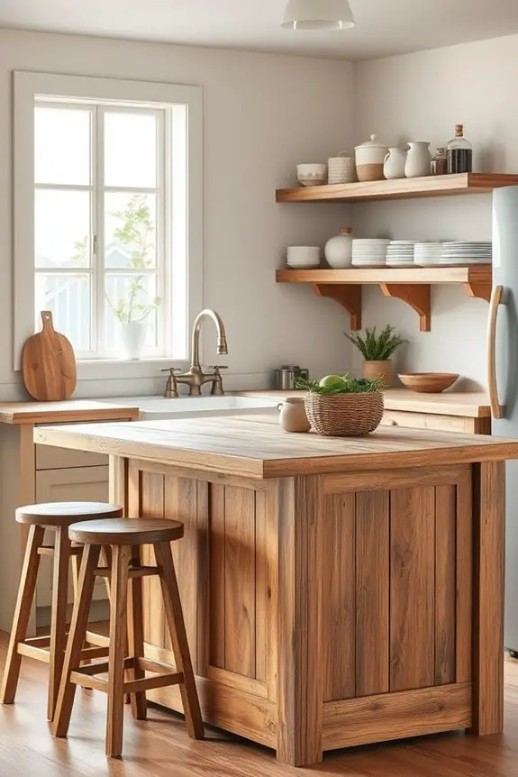 reclaimed wood for warmth