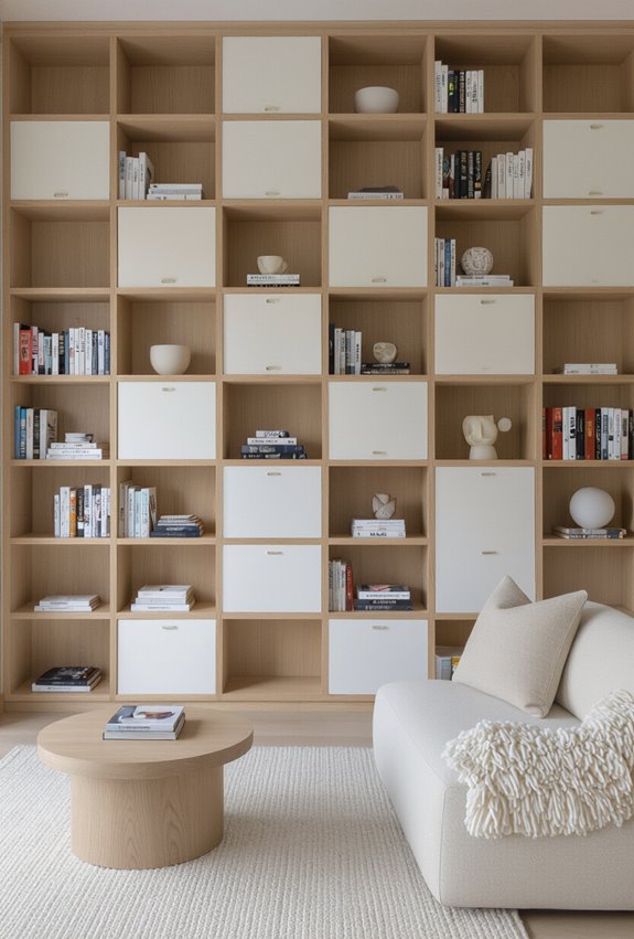 reconfigurable modular magnetic shelving
