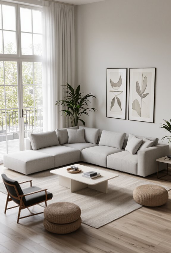 reconfigurable modular sectional seating