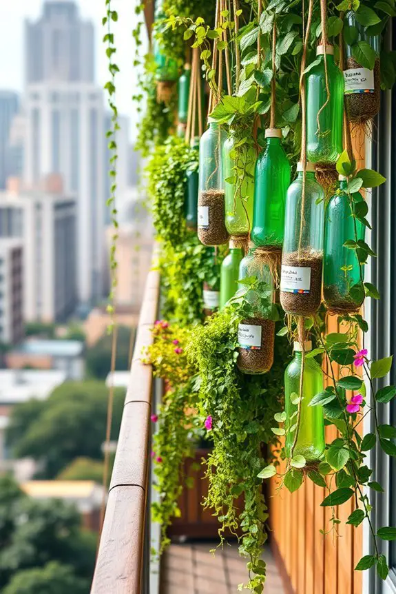 recycled bottle planter creativity