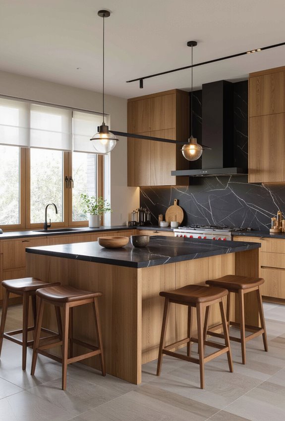 refined high end asian kitchen