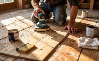 refinish wood floors yourself