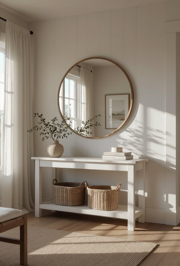 reflective antique mirrors amplify space