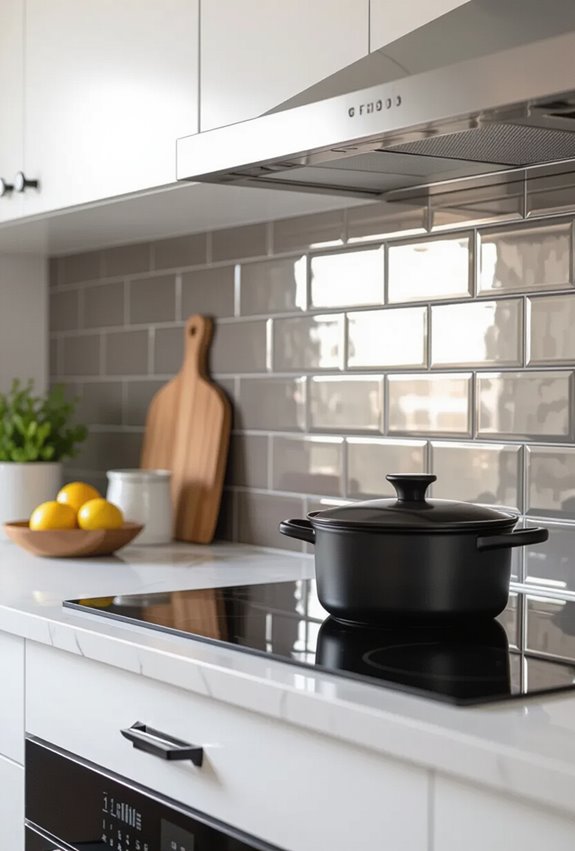 reflective metallic tiles for warmth