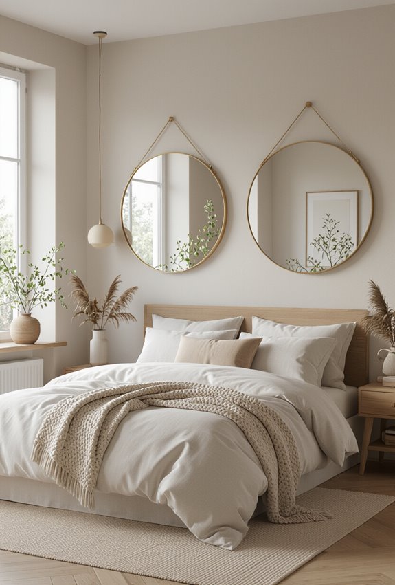 reflective mirrors amplify natural light