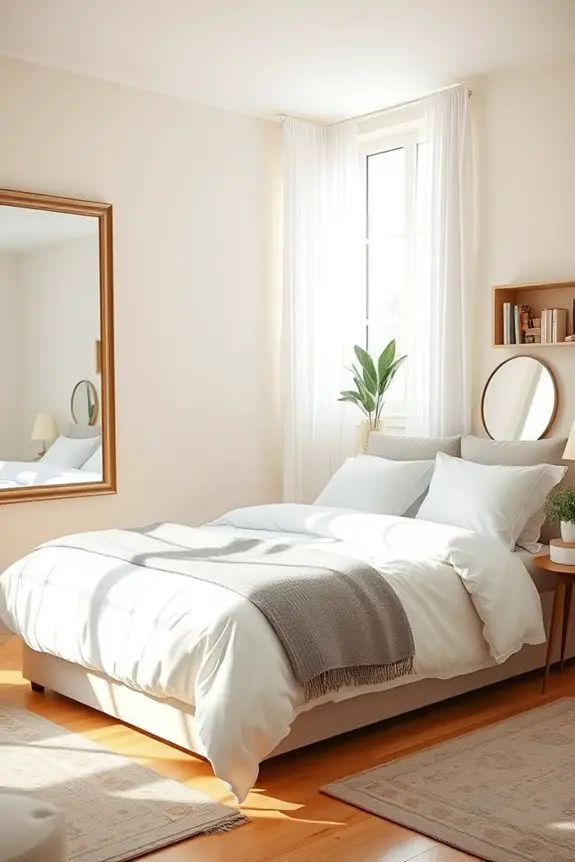 reflective mirrors enhance light