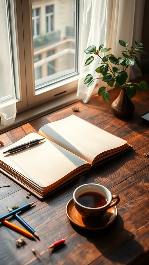 reflective thoughts on paper