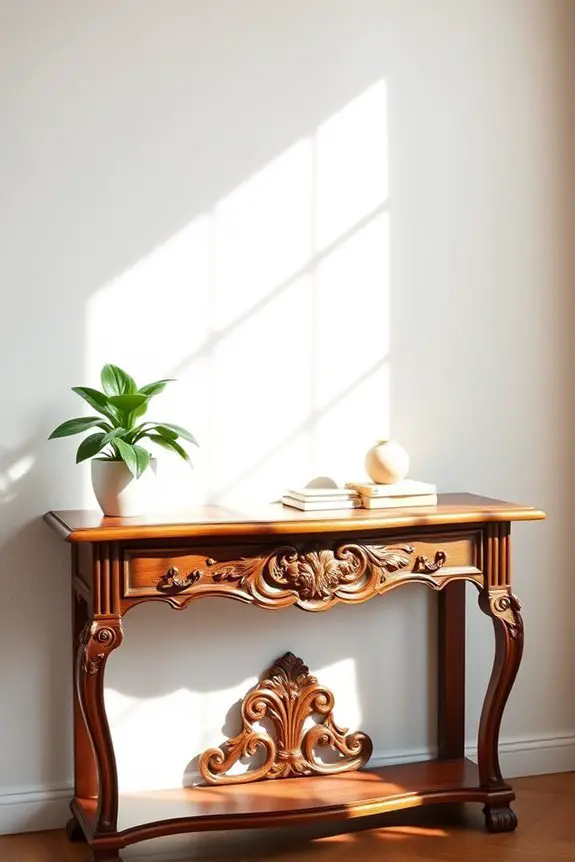 refreshing console table styling