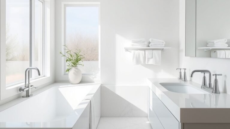 refreshing white bathroom designs