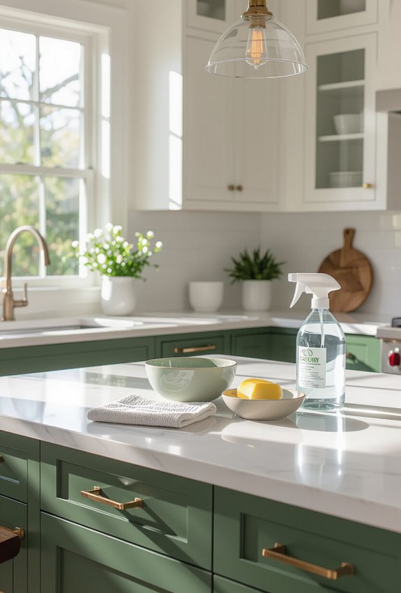 regular gentle painted cabinet care