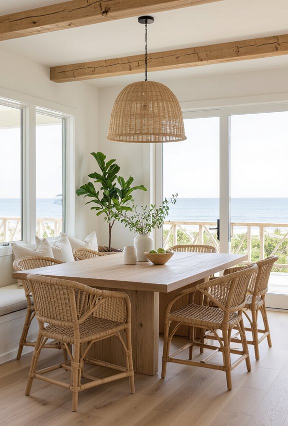 relaxed coastal mixed seating