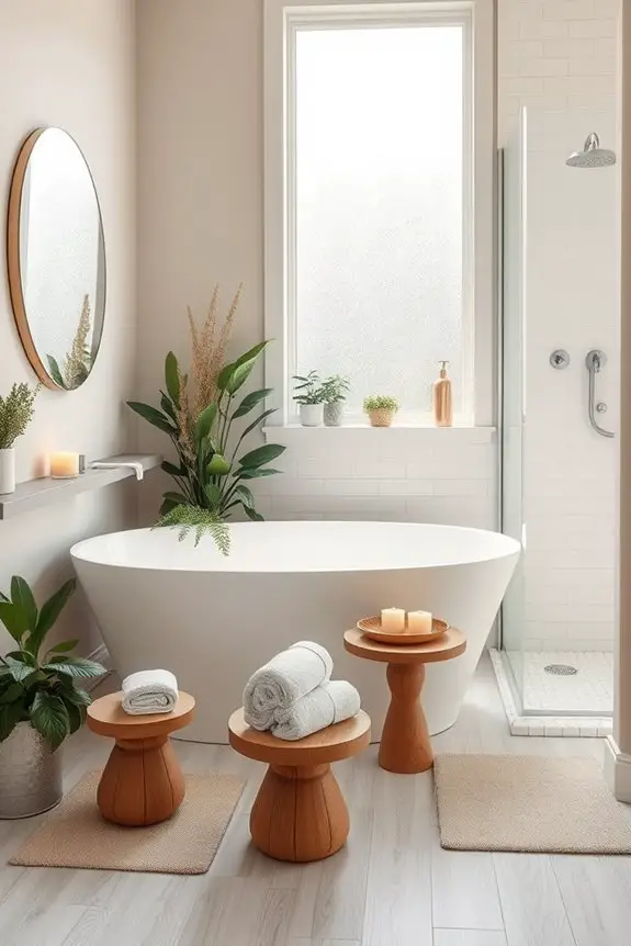 relaxing spa like sanctuary