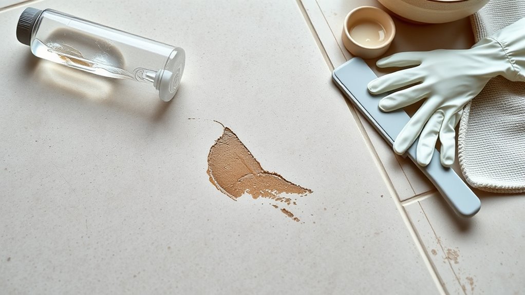 remove dissolve rinse dry