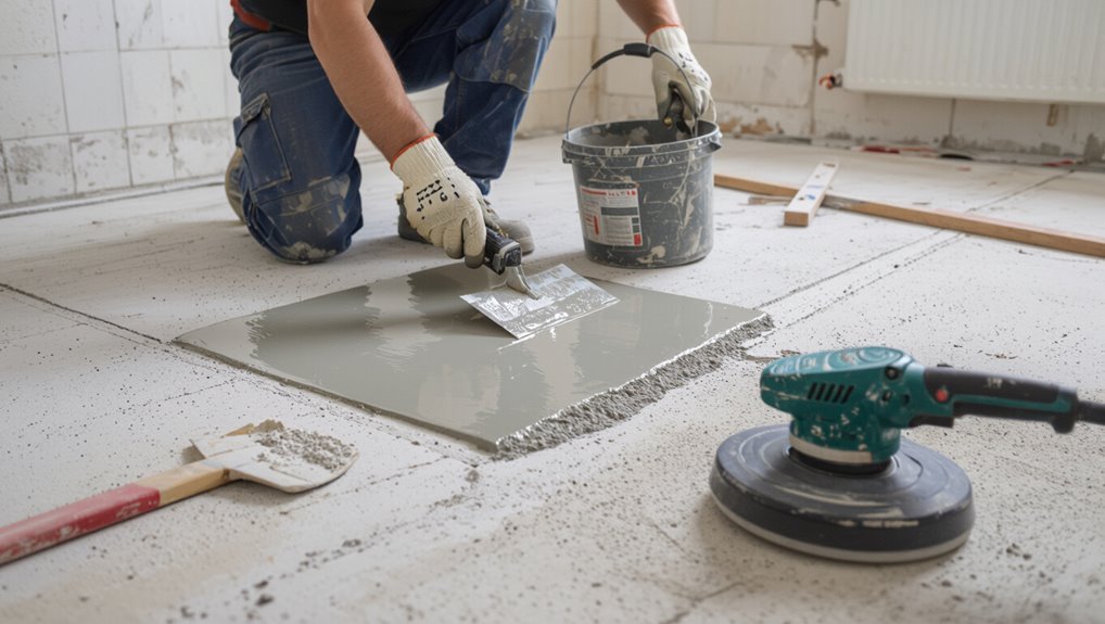 repair and level substrate