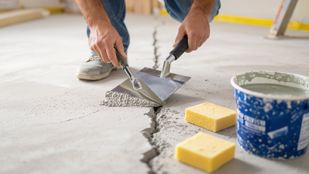 repair cracks for sealing