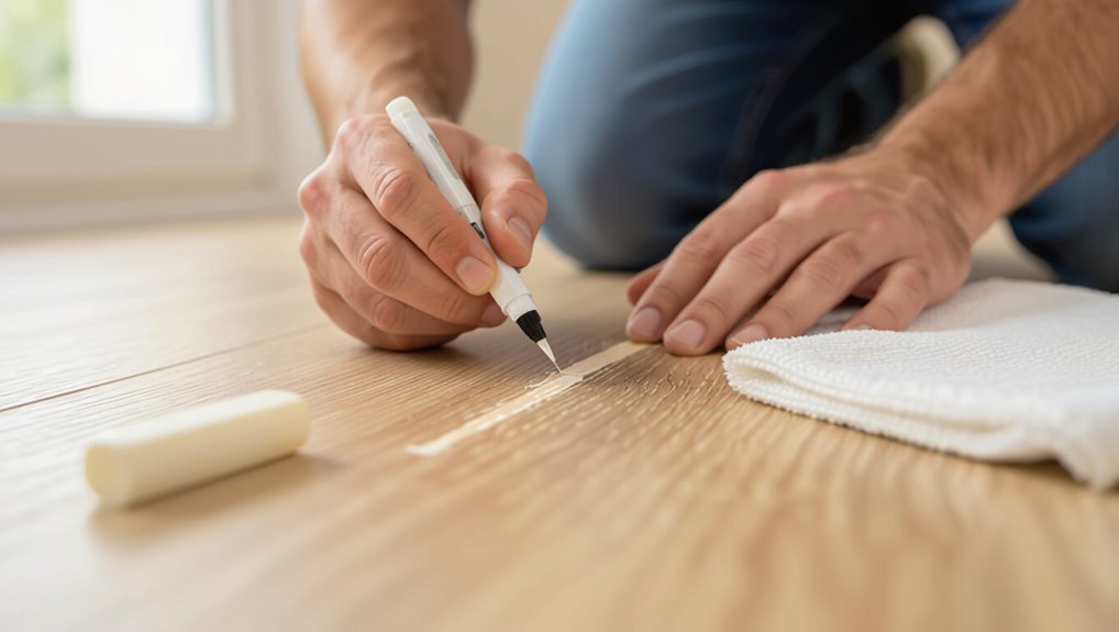 repair laminate flooring scratches