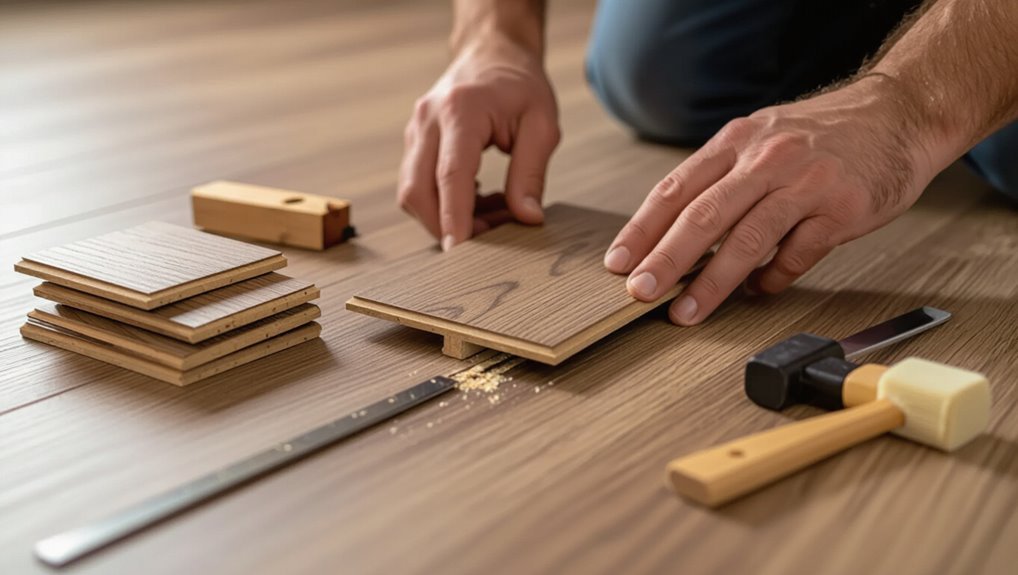 replace plank finish seams