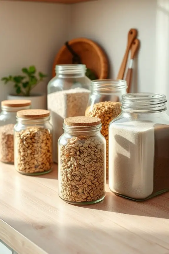 repurpose glass jars sustainably