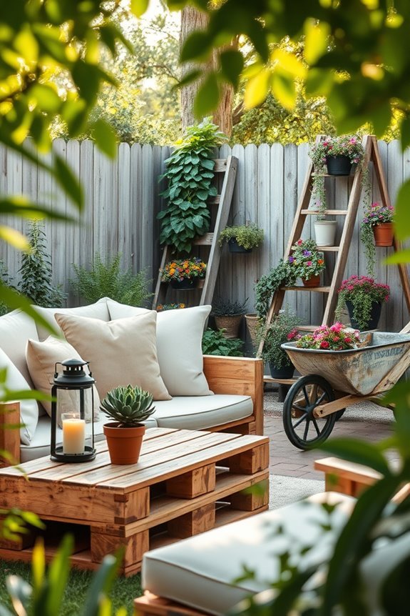 repurpose materials for decor