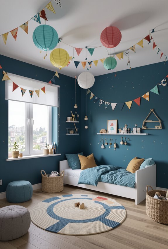 repurposed ceiling art gallery