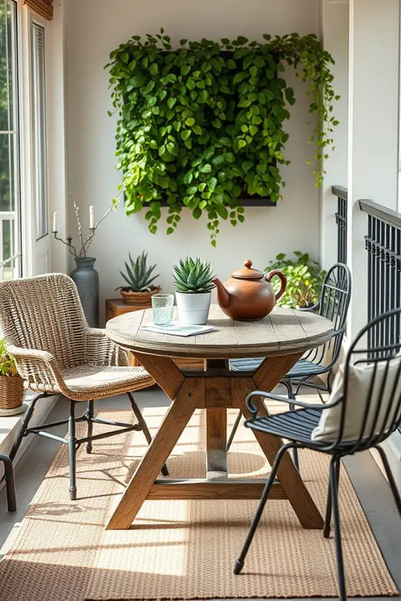 repurposed furniture adds character