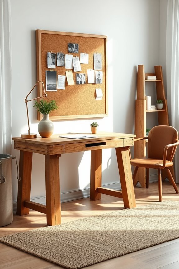 repurposed furniture for workspace