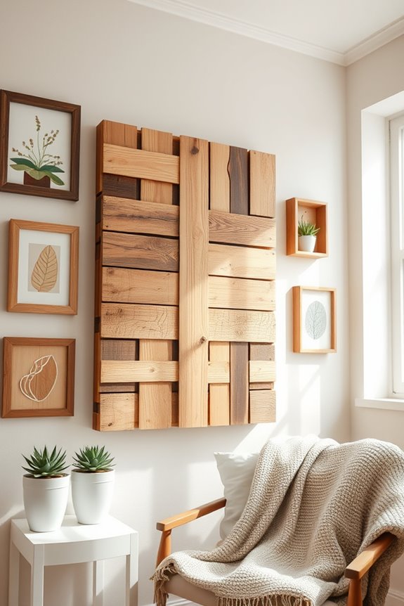 repurposed pallet art decor