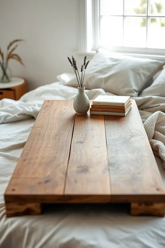 repurposed rustic pallet table
