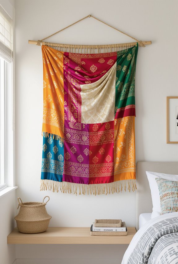 repurposed scarves and saris