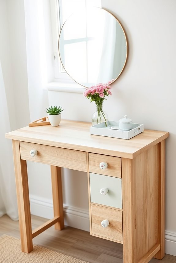repurposed stylish dressing table