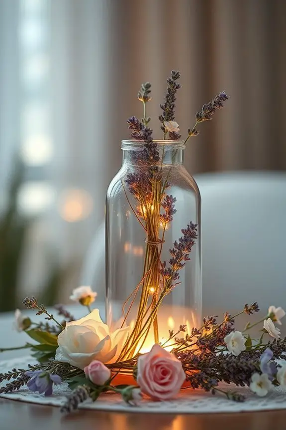 repurposed vase night light